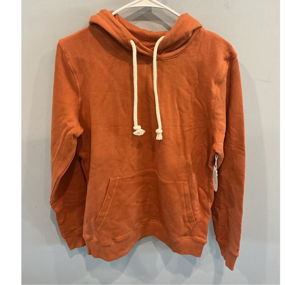 NEW Pact Unisex One For All‎ Organic Cotton Hoodie XS Orange Sustainable Leisure